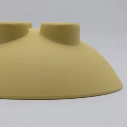 Ciotola scultorea porta frutta FRUUUIT in gres giallo