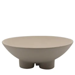 Ciotola Scultorea porta Frutta FRUUUIT in Gres Off-White