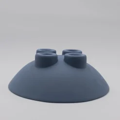 Ciotola scultorea porta frutta FRUUUIT in Gres Blu Petrolio