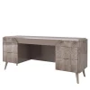 Claire Scrivania in legno grigio chiaro