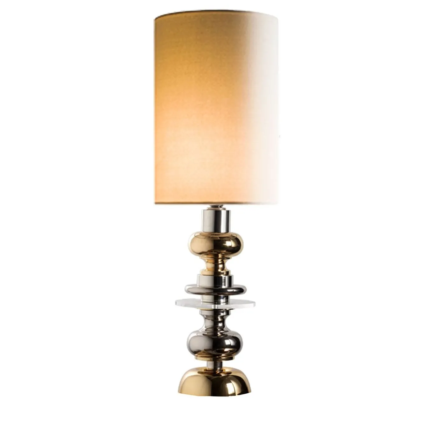 CL2088/1 Lampada da tavolo in oro e nichel