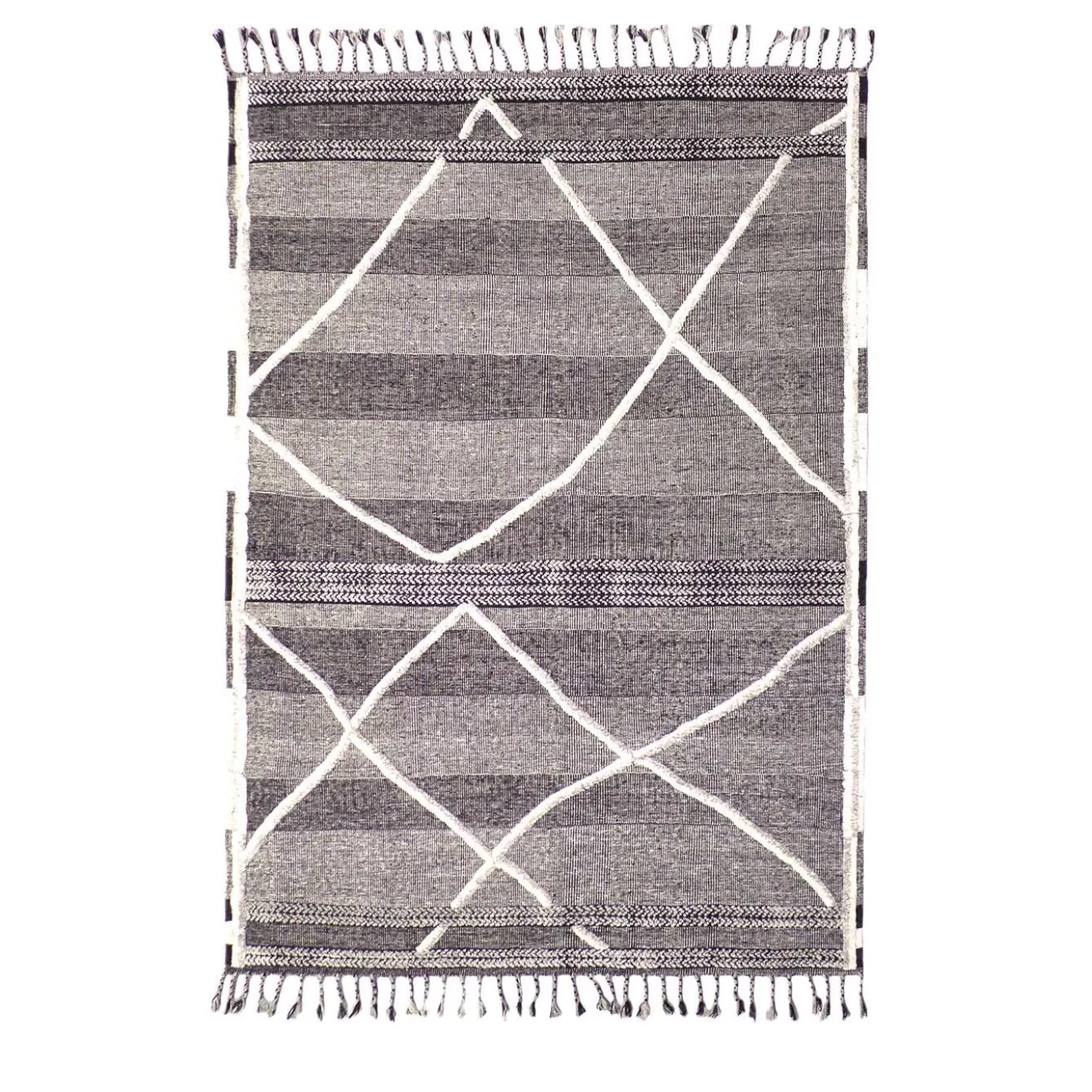 CLN 5014 Tappeto beige e carbone