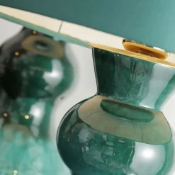 CL2122/VG Lampada da tavolo Allegra Verde e Turchese