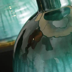 CL2123/VG Lampada da tavolo Allegra verde e turchese