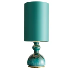 CL2123/VG Lampada da tavolo Allegra verde e turchese