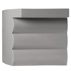 Collezione Isola - Tavolino laterale in ceramica grigia di Zaven