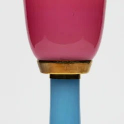 Collezione Rebirth Lampada da Tavolo in Vetro con Tulipano Rosa