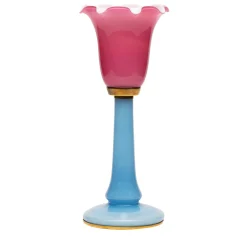Collezione Rebirth Lampada da Tavolo in Vetro con Tulipano Rosa