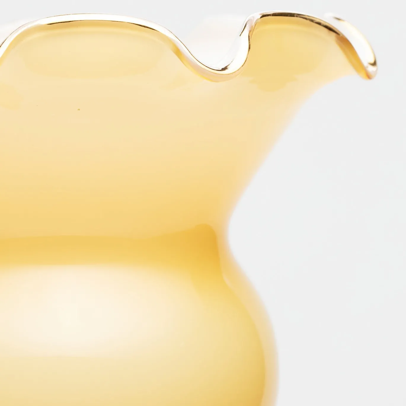 Collezione Rebirth Lampada da Tavolo in Vetro Tulipano Giallo