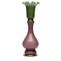 Collezione Rebirth Lampada da Tavolo in Vetro Giglio Viola
