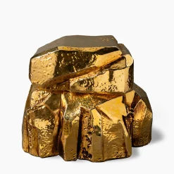 Collezione Scoperta - Scultura in Ceramica Dorata di Faye TooGood