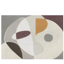 Colori vivaci forme su forme #1 Carta da parati strutturata