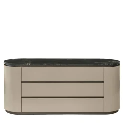 Comò ad anello con piano in marmo