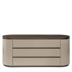 Comò Loop con Top in Legno