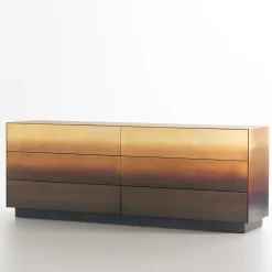 Comò Marea 190 in ottone di Zanellato/Bortotto
