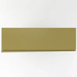 Comò minimalista V in legno laccato giallo