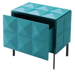 Comodino Belmondo Azzurro di Bruno Rainaldi