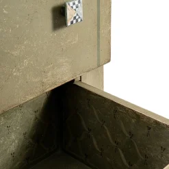 Comodino Brenta in Legno Verde