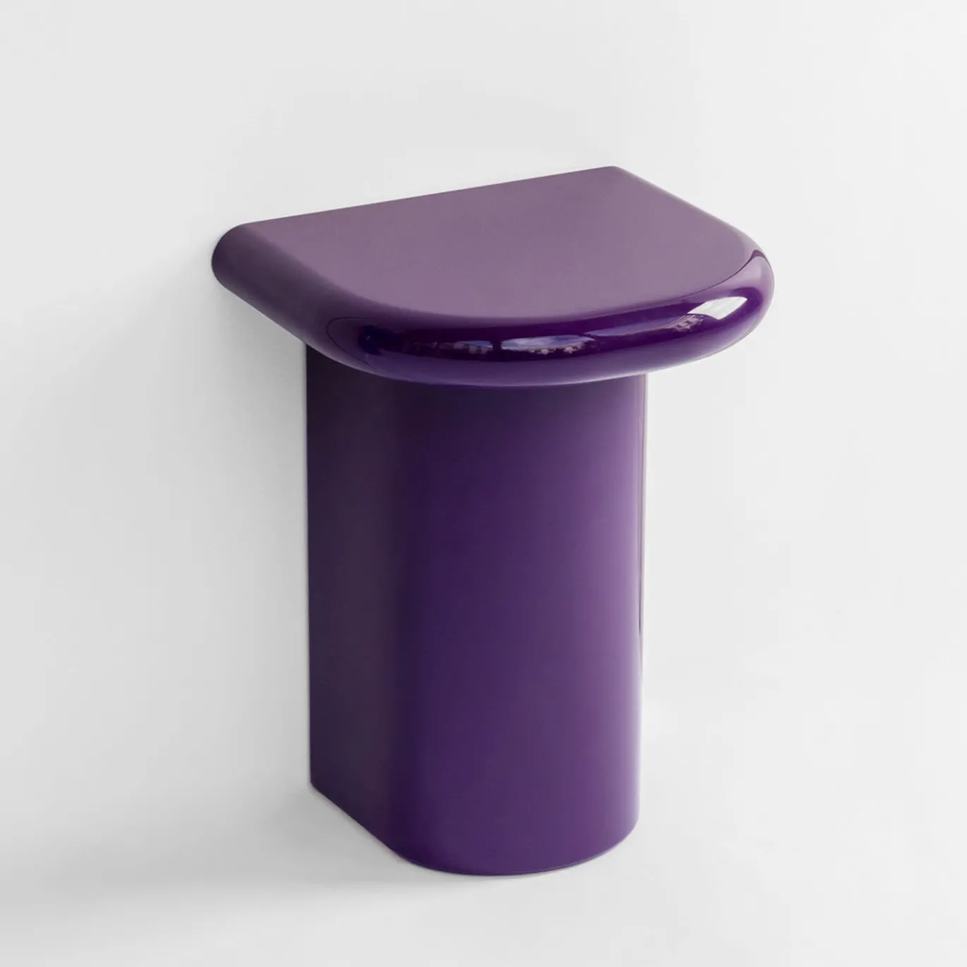 Comodino Centrino viola