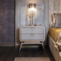 Comodino Hanami in stile soft