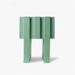 Comodino in Ceramica Verde Merlate di Patricia Urquiola