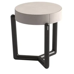 Comodino in legno Cecil White