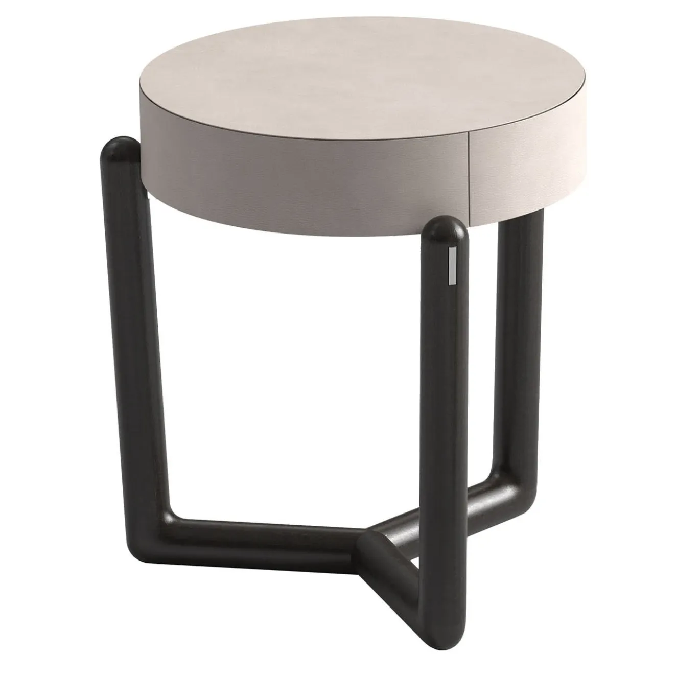 Comodino in legno Cecil White