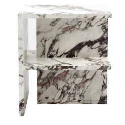 Comodino Linea in marmo Calacatta Viola by Martage Collection