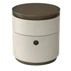 Comodino Loop con piano in legno