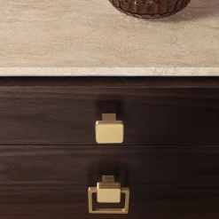 Comodino Nara marrone in legno