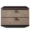 Comodino Night in Pelle Beige