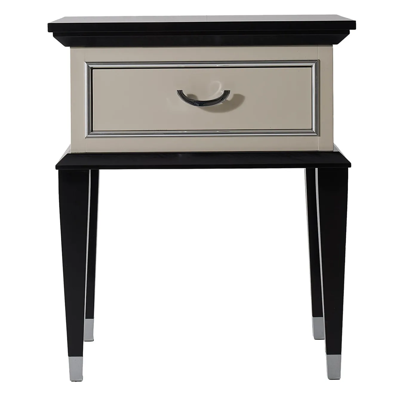 Comodino Penthouse Bianco e Nero