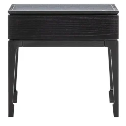Comodino Taisha Nero in Legno