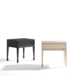Comodino Taisha Nero in Legno