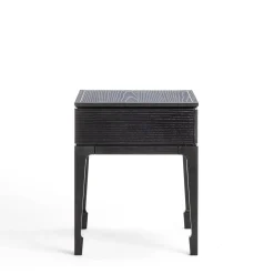 Comodino Taisha Nero in Legno
