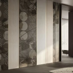 Composizione Murale Addio Fiorito Beige