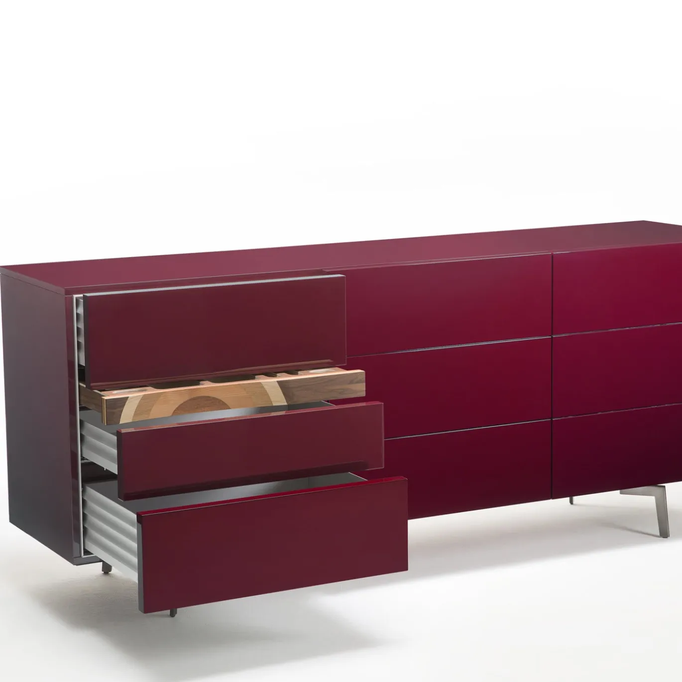 ComRì Credenza rossa con cassetti di Toyo Ito
