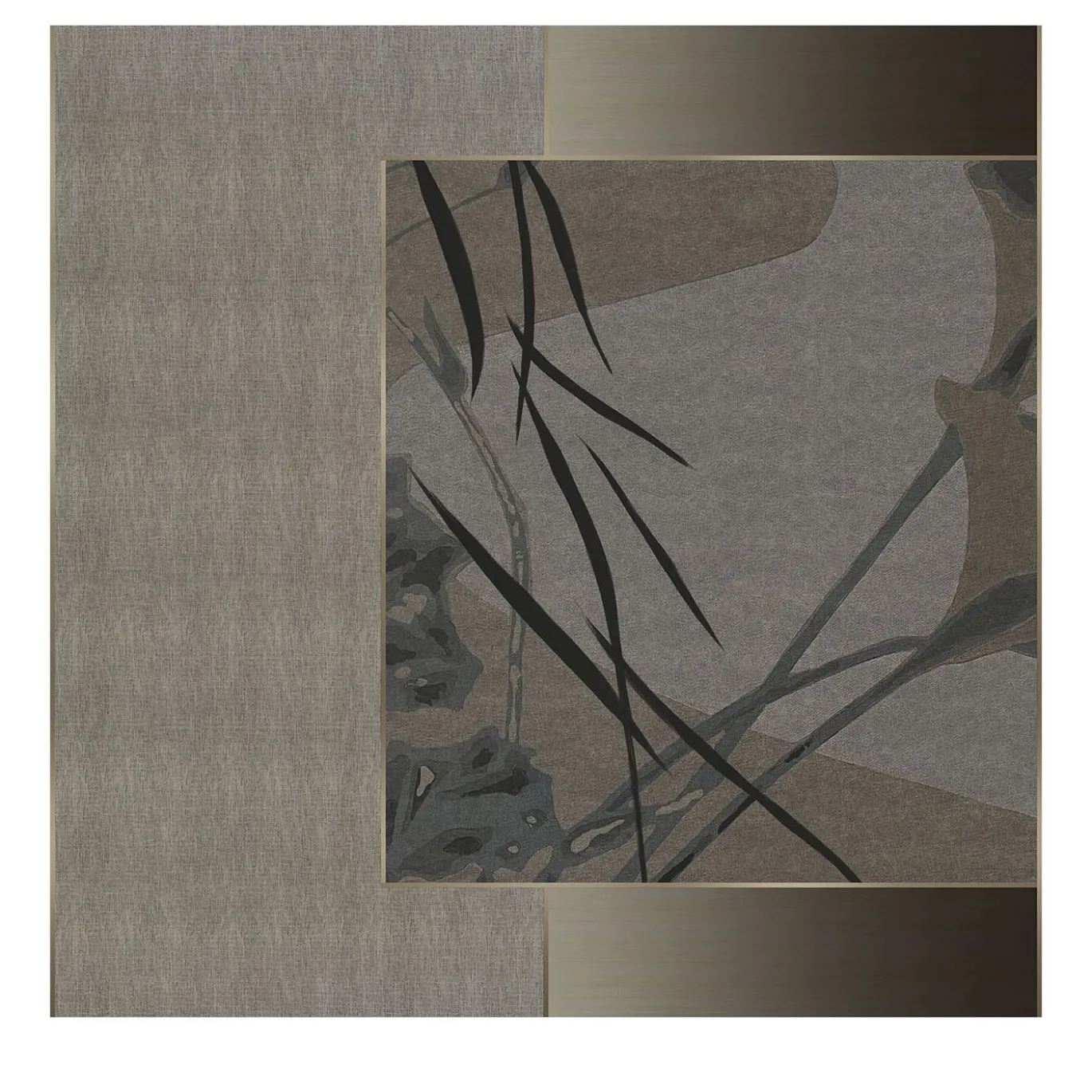Confin del mare Composizione Murale Beige