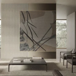 Confin del mare Composizione Murale Beige