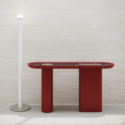 Console Creta Rosso Corallo