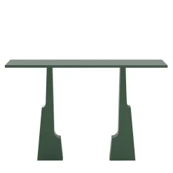 Console Emily in legno laccato verde