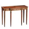 Console in faggio dipinta a mano in stile Chippendale