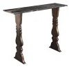 Console in ottone e marmo