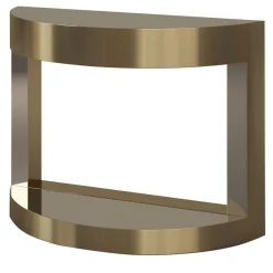 Console in ottone e specchio