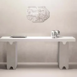 CONSOLE IN PELLE DI OSSICOCCO