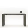 Console in pelle Stratos