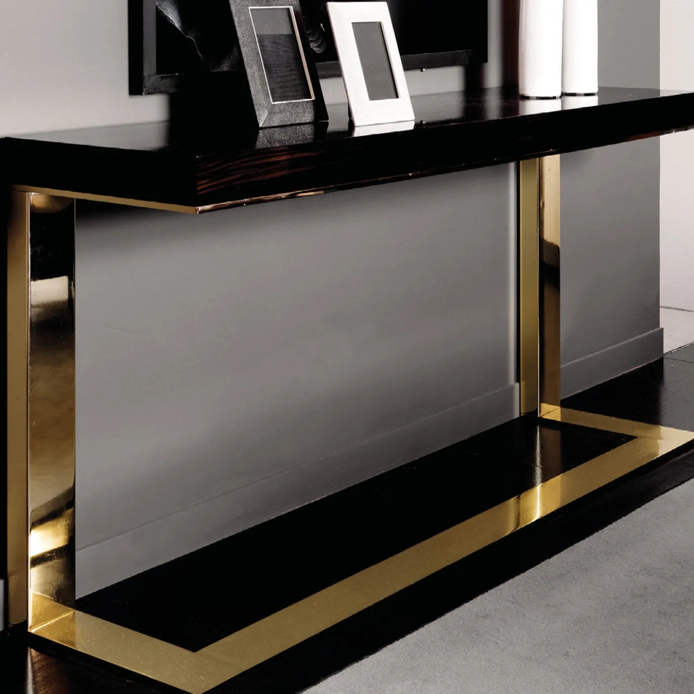 Console Kelly in Ebano Lucido #2
