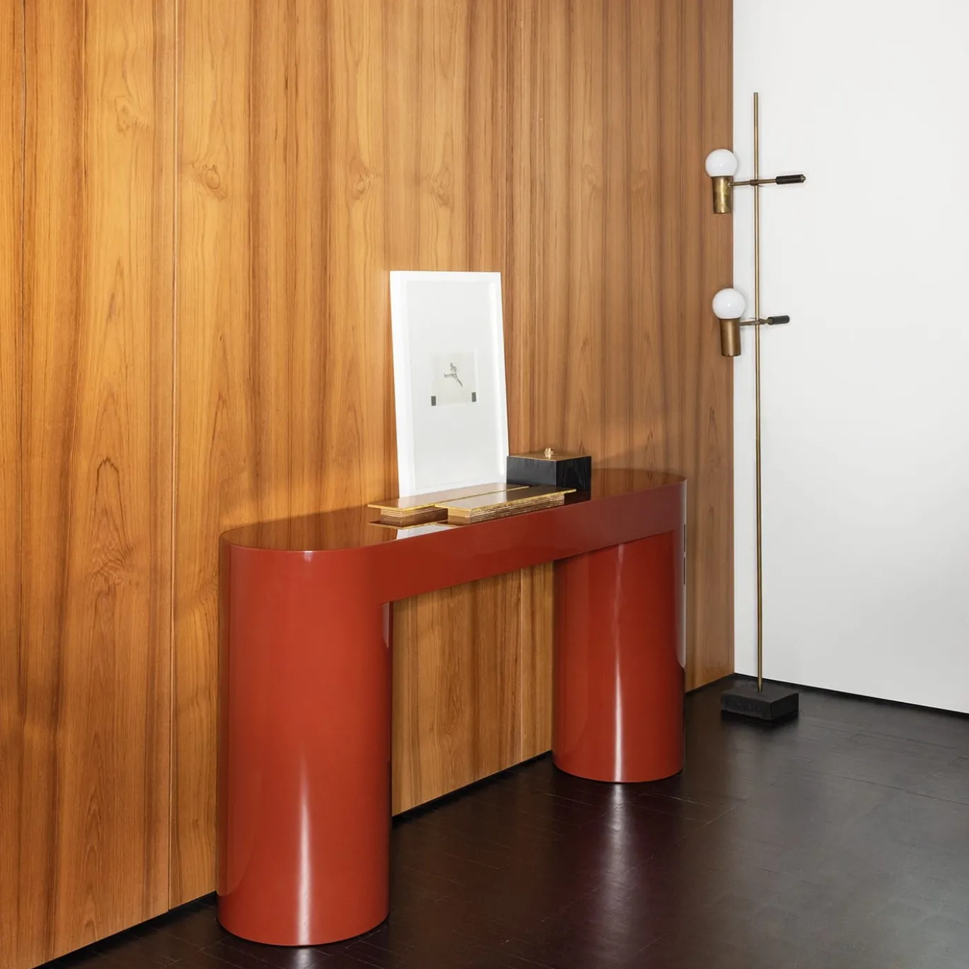 Console Lazy-O Brown Red di Dainelli Studio #2