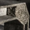 Console Limen grigio alabastro opaco con inserto