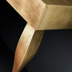 Console Luigi in foglia d'oro